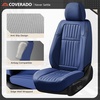 image:imageCoverado Car Seat Covers Front Seats Seat Covers for Cars Car Seat Protector 2Pack Car Seat Cushion Nappa Leather Waterproof Seat Covers Carseat Cover Universal Fit for Most Cars TrucksRedBlue