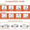 image:imageCoverado Car Seat Covers Front Seats Seat Covers for Cars Car Seat Protector 2Pack Car Seat Cushion Nappa Leather Waterproof Seat Covers Carseat Cover Universal Fit for Most Cars TrucksRedbrown