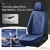 image:imageCoverado Car Seat Covers Front Seats Seat Covers for Cars Car Seat Protector 2Pack Car Seat Cushion Nappa Leather Waterproof Seat Covers Carseat Cover Universal Fit for Most Cars TrucksRedBlue