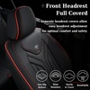 image:imageCoverado Car Seat Covers Front Seats Seat Covers for Cars Car Seat Protector 2Pack Car Seat Cushion Nappa Leather Waterproof Seat Covers Carseat Cover Universal Fit for Most Cars TrucksRedBlackRedline