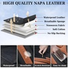 image:imageCoverado Car Seat Covers Front Seats Seat Covers for Cars Car Seat Protector 2Pack Car Seat Cushion Nappa Leather Waterproof Seat Covers Carseat Cover Universal Fit for Most Cars TrucksRedBlackBrown