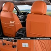 image:imageCoverado Car Seat Covers Front Seats Seat Covers for Cars Car Seat Protector 2Pack Car Seat Cushion Nappa Leather Waterproof Seat Covers Carseat Cover Universal Fit for Most Cars TrucksRedOrange