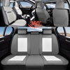 image:imageCoverado Car Seat Covers Front Seats Seat Covers for Cars Car Seat Protector 2Pack Car Seat Cushion Nappa Leather Waterproof Seat Covers Carseat Cover Universal Fit for Most Cars TrucksRedGrayWhite