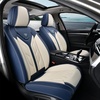 image:imageCoverado Car Seat Covers Front Seats Seat Covers for Cars Car Seat Protector 2Pack Car Seat Cushion Nappa Leather Waterproof Seat Covers Carseat Cover Universal Fit for Most Cars TrucksRedABlueBeige