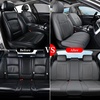 image:imageCoverado Car Seat Covers Front Seats Seat Covers for Cars Car Seat Protector 2Pack Car Seat Cushion Nappa Leather Waterproof Seat Covers Carseat Cover Universal Fit for Most Cars TrucksRedgray