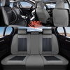 image:imageCoverado Car Seat Covers Front Seats Seat Covers for Cars Car Seat Protector 2Pack Car Seat Cushion Nappa Leather Waterproof Seat Covers Carseat Cover Universal Fit for Most Cars TrucksRedGrayBlack8868