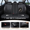 image:imageCoverado Car Seat Covers Full Set Leather Full Coverage Waterproof Seat Cover Car Seat Protector Cushion Universal Fit for Most Cars SUV Trucks PurpleampBlackBlack