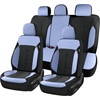 image:imageCoverado Car Seat Covers Full Set Leather Full Coverage Waterproof Seat Cover Car Seat Protector Cushion Universal Fit for Most Cars SUV Trucks PurpleampBlackBlueB