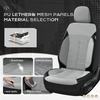 image:imageCoverado Car Seat Covers Full Set Leather Full Coverage Waterproof Seat Cover Car Seat Protector Cushion Universal Fit for Most Cars SUV Trucks PurpleampBlackGray