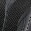 image:imageCoverado Front Car Seat Covers 2 Pieces Seat Covers for Cars Waterproof Faux Leather Car Seat Protectors with PE Massage Fabric Luxury Driver Seat Cover Universal Fit for Most Vehicles BlackBlack
