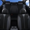 image:imageCoverado Front Car Seat Covers 2 Pieces Seat Covers for Cars Waterproof Faux Leather Car Seat Protectors with PE Massage Fabric Luxury Driver Seat Cover Universal Fit for Most Vehicles BlackBlack