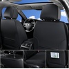 image:imageCoverado Front Car Seat Covers 2 Pieces Seat Covers for Cars Waterproof Faux Leather Car Seat Protectors with PE Massage Fabric Luxury Driver Seat Cover Universal Fit for Most Vehicles BlackBlack