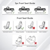 image:imageCoverado Seat Covers Custom Fit for Tacoma Double CabCrew Cab SRSR5TRD SportTRD OffRoadLimited Seat Cushion Protectors 20052015 Oxford Frontpair BlackOxfordBlack