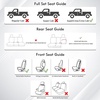 image:imageCoverado Seat Covers Custom Fit for Tacoma Double CabCrew Cab SRSR5TRD SportTRD OffRoadLimited Seat Cushion Protectors 20052015 Oxford Frontpair BlackCanvasBlack