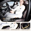 image:imageCoverado Sheepskin Car Seat Cover Fluffy Fuzzy Long Plush Seat Covers Soft Seat Protector for Car Driver Seat Luxury Car Seat Cushion NonSlip Front Seat Covers Universal Fits Most Cars 1PcsBlackPlush seat covers
