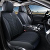 image:imageCoverado Front Car Seat Covers 2 Pieces Seat Covers for Cars Waterproof Faux Leather Car Seat Protectors with PE Massage Fabric Luxury Driver Seat Cover Universal Fit for Most Vehicles BlackABlack