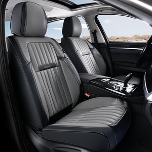 image:imageCoverado Car Seat Covers Front Seats Seat Covers for Cars Car Seat Protector 2Pack Car Seat Cushion Nappa Leather Waterproof Seat Covers Carseat Cover Universal Fit for Most Cars TrucksRedBlackGray