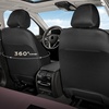 image:imageCoverado Car Seat Covers Full Set Luxury Leather Car Seat Protector Automotive Front and Rear Mesh Seat Covers Full Set 5 Seats Black Gray Seat Cushion for SUV Sedan TruckPinkBlack