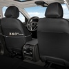 image:imageCoverado Car Seat Covers Full Set Luxury Leather Car Seat Protector Automotive Front and Rear Mesh Seat Covers Full Set 5 Seats Black Gray Seat Cushion for SUV Sedan TruckBlack
