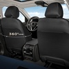image:imageCoverado Car Seat Covers Full Set Luxury Leather Car Seat Protector Automotive Front and Rear Mesh Seat Covers Full Set 5 Seats Black Gray Seat Cushion for SUV Sedan TruckBlueBlack