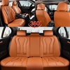 image:imageCoverado Car Seat Covers Leather Seat Covers Full Set Blue Seat Covers Car Seat Cushion Driver Car Seat Covers Waterproof Car Seat Protector Fit for Most CarsBrownALL