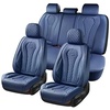 image:imageCoverado Car Seat Covers Leather Seat Covers Full Set Blue Seat Covers Car Seat Cushion Driver Car Seat Covers Waterproof Car Seat Protector Fit for Most CarsBlue