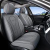 image:imageCoverado Car Seat Covers Leather Seat Covers Full Set Blue Seat Covers Car Seat Cushion Driver Car Seat Covers Waterproof Car Seat Protector Fit for Most CarsGrayN