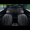 image:imageCoverado Car Seat Covers Leather Seat Covers Full Set Blue Seat Covers Car Seat Cushion Driver Car Seat Covers Waterproof Car Seat Protector Fit for Most CarsBlack