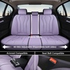 image:imageCoverado Car Seat Covers Leather Seat Covers Full Set Blue Seat Covers Car Seat Cushion Driver Car Seat Covers Waterproof Car Seat Protector Fit for Most CarsPurple