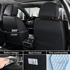 image:imageCoverado Car Seat Covers Leather Seat Covers Full Set Blue Seat Covers Car Seat Cushion Driver Car Seat Covers Waterproof Car Seat Protector Fit for Most CarsBlackBlue