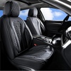 image:imageCoverado Car Seat Covers Leather Seat Covers Full Set Blue Seat Covers Car Seat Cushion Driver Car Seat Covers Waterproof Car Seat Protector Fit for Most CarsBlack