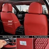 image:imageCoverado Car Seat Covers Leather Seat Covers Full Set Blue Seat Covers Car Seat Cushion Driver Car Seat Covers Waterproof Car Seat Protector Fit for Most CarsFullRed