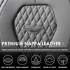 image:imageCoverado Car Seat Covers Leather Seat Covers Full Set Blue Seat Covers Car Seat Cushion Driver Car Seat Covers Waterproof Car Seat Protector Fit for Most CarsGrayN