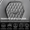 image:imageCoverado Car Seat Covers Leather Seat Covers Full Set Blue Seat Covers Car Seat Cushion Driver Car Seat Covers Waterproof Car Seat Protector Fit for Most CarsGray