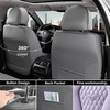 image:imageCoverado Car Seat Covers Leather Seat Covers Full Set Blue Seat Covers Car Seat Cushion Driver Car Seat Covers Waterproof Car Seat Protector Fit for Most CarsGrayPurple