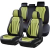 image:imageCoverado Car Seat Covers Leather Seat Covers Full Set Blue Seat Covers Car Seat Cushion Driver Car Seat Covers Waterproof Car Seat Protector Fit for Most CarsBlackGreen