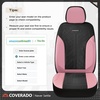 image:imageCoverado Car Seat Covers Seat Covers Full Set Mesh Breathable Seat Protectors 5 Seats 5Piece Black Automotive Seat Covers Universal Fit for SUV Sedan TruckAPinkBlack