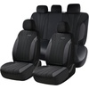 image:imageCoverado Car Seat Covers Seat Covers Full Set Mesh Breathable Seat Protectors 5 Seats 5Piece Black Automotive Seat Covers Universal Fit for SUV Sedan TruckBBlack