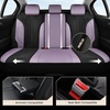image:imageCoverado Car Seat Covers Seat Covers Full Set Mesh Breathable Seat Protectors 5 Seats 5Piece Black Automotive Seat Covers Universal Fit for SUV Sedan TruckApurpleBlack