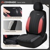 image:imageCoverado Car Seat Covers Seat Covers Full Set Mesh Breathable Seat Protectors 5 Seats 5Piece Black Automotive Seat Covers Universal Fit for SUV Sedan TruckRedBlack