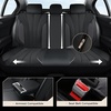 image:imageCoverado Car Seat Covers Seat Covers Full Set Mesh Breathable Seat Protectors 5 Seats 5Piece Black Automotive Seat Covers Universal Fit for SUV Sedan TruckBBlack