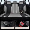 image:imageCoverado Car Seat Covers Seat Covers Full Set Mesh Breathable Seat Protectors 5 Seats 5Piece Black Automotive Seat Covers Universal Fit for SUV Sedan TruckAGrayBlack
