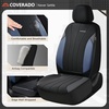 image:imageCoverado Car Seat Covers Seat Covers Full Set Mesh Breathable Seat Protectors 5 Seats 5Piece Black Automotive Seat Covers Universal Fit for SUV Sedan TruckBBlueBlack