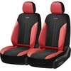 image:imageCoverado Car Seat Covers Seat Covers Full Set Mesh Breathable Seat Protectors 5 Seats 5Piece Black Automotive Seat Covers Universal Fit for SUV Sedan TruckARedBlack
