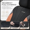 image:imageCoverado Car Seat Covers Seat Covers Full Set Mesh Breathable Seat Protectors 5 Seats 5Piece Black Automotive Seat Covers Universal Fit for SUV Sedan TruckBBrownBlack