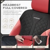 image:imageCoverado Car Seat Covers Seat Covers Full Set Mesh Breathable Seat Protectors 5 Seats 5Piece Black Automotive Seat Covers Universal Fit for SUV Sedan TruckARedBlack