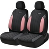 image:imageCoverado Car Seat Covers Seat Covers Full Set Mesh Breathable Seat Protectors 5 Seats 5Piece Black Automotive Seat Covers Universal Fit for SUV Sedan TruckBPinkBlack