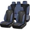 image:imageCoverado Car Seat Covers Seat Covers Full Set Mesh Breathable Seat Protectors 5 Seats 5Piece Black Automotive Seat Covers Universal Fit for SUV Sedan TruckABuleBlack