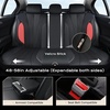 image:imageCoverado Car Seat Covers Seat Covers Full Set Mesh Breathable Seat Protectors 5 Seats 5Piece Black Automotive Seat Covers Universal Fit for SUV Sedan TruckRedBlack