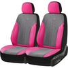 image:imageCoverado Car Seat Covers Seat Covers Full Set Mesh Breathable Seat Protectors 5 Seats 5Piece Black Automotive Seat Covers Universal Fit for SUV Sedan TruckARoseGray